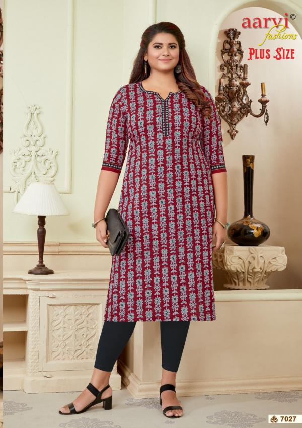 Aarvi Fashion Plus Size Vol-2 Cotton Designer Dress Material